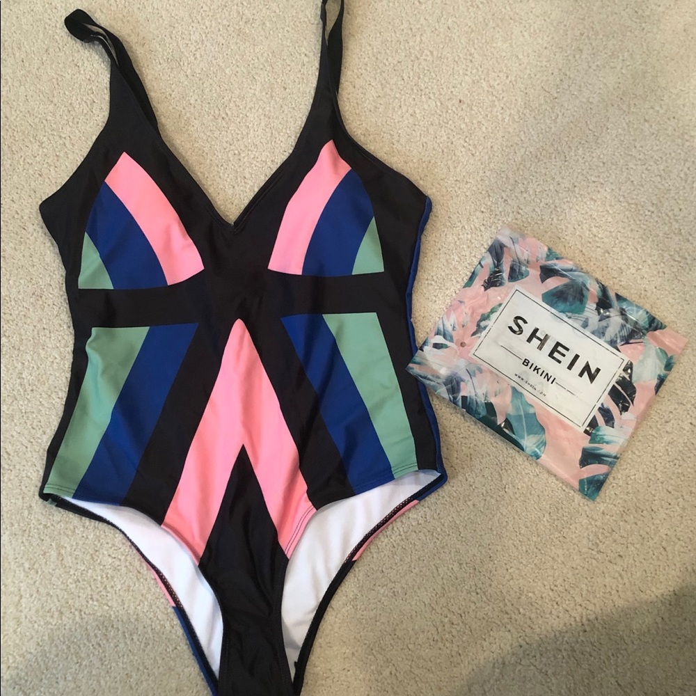 Shein Colorblock One Piece